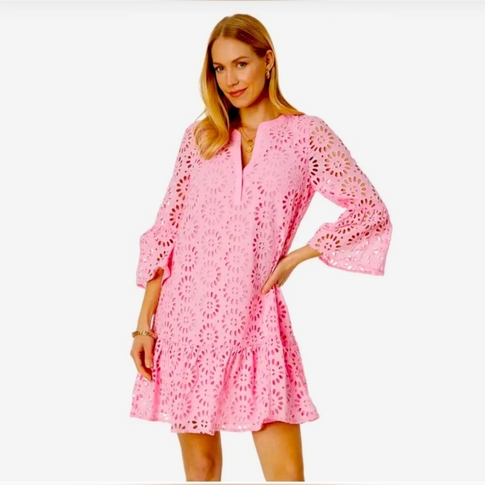 Lilly Pulitzer Bekah Eyelet Tunic Dress. Size Small.